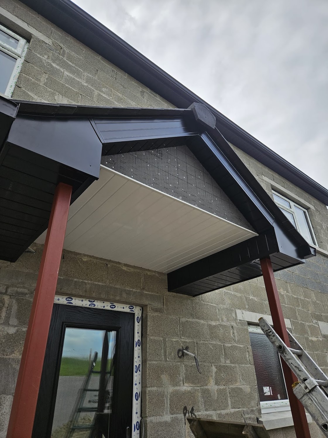 Soffit and gutter detail